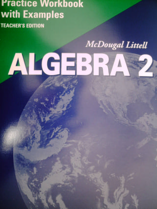 (image for) Algebra 2 Practice Workbook with Examples TE (TE)(P)