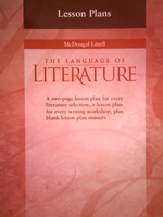 (image for) Language of Literature 9 Lesson Plans (P)