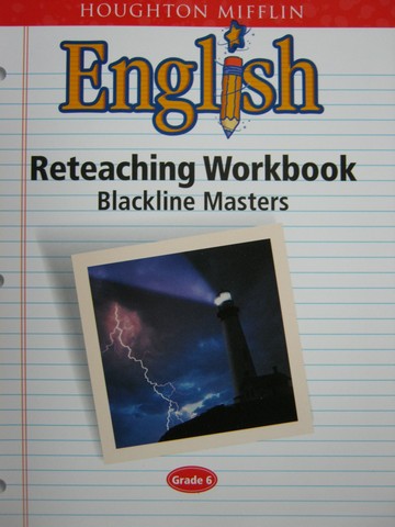 (image for) HM English 6 Reteaching Workbook Blackline Masters (P)