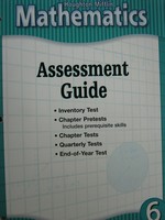 (image for) HM Mathematics 6 Assessment Guide (P)