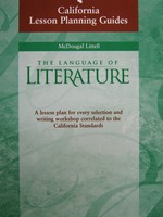(image for) Language of Literature 8 Lesson Planning Guides (CA)(P)