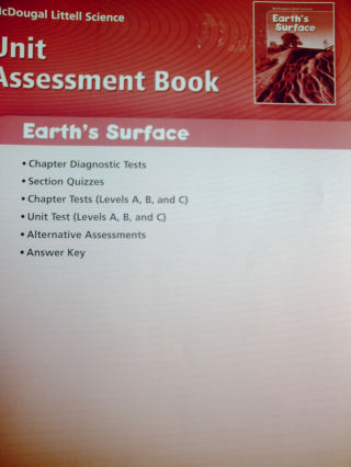 (image for) Earth's Surface Unit Assessment Book (P)
