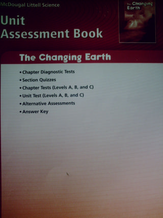(image for) Earth Science The Changing Earth Unit Assessment Book (P)