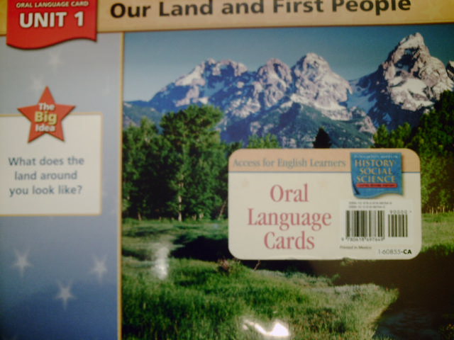 (image for) United States History Early Years 5 Oral Language Cards (PK)