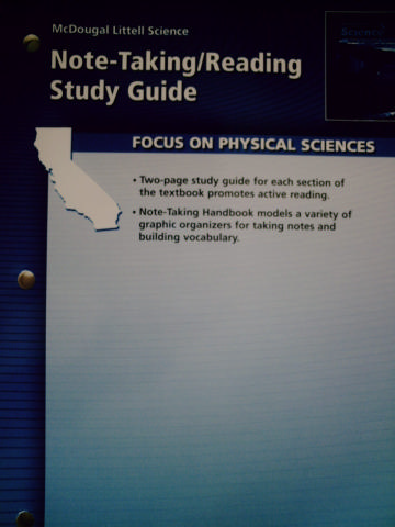 (image for) Focus on Physical Sciences Note-Taking/Reading Study (CA)(P)