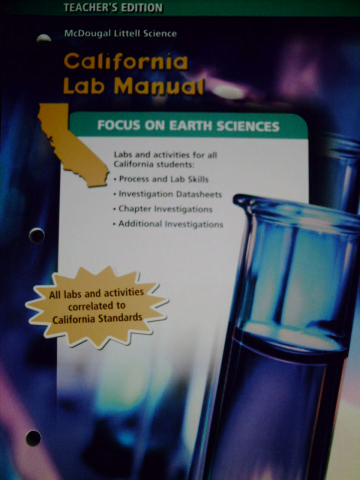 (image for) Focus on Earth Sciences Lab Manual TE (CA)(TE)(P)