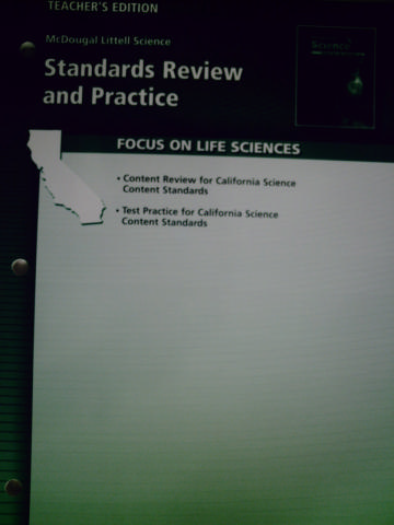 (image for) Focus on Life Sciences Standards Review & Practice (CA)(TE)(P)