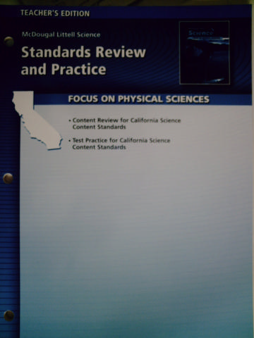 (image for) Focus on Physical Sciences Stdandards Review & (CA)(TE)(P)