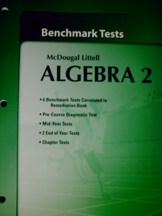 (image for) ML Algebra 2 Benchmark Tests with Answer Key (P)