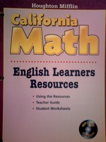 (image for) California Math 3 English Learners Resources (CA)(P)