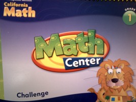 (image for) California Math Math Center 1 Challenge (CA)(Spiral)