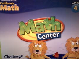 (image for) California Math Math Center 4 Challenge (CA)(Spiral)