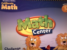 (image for) California Math Math Center 5 Challenge (CA)(Spiral)