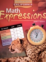 (image for) California Math Expressions 5 Student Activity Volume 2 (CA)(P)