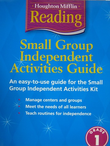 (image for) Reading 1 Small Group Independent Activities Guide (P)