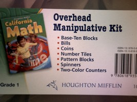 (image for) California Math 1 Overhead Manipulative Kit (CA)(Box)