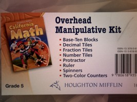 (image for) California Math 5 Overhead Manipulative Kit (CA)(Box)