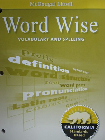 (image for) Word Wise Vocabulary & Spelling 6 (CA)(P) by James F Baumann