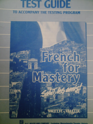 (image for) French for Mastery Salut, les amis! Test Guide (P) by Valette,