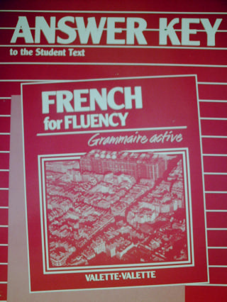 (image for) French for Fluency Grammaire Active Answer Key (P)