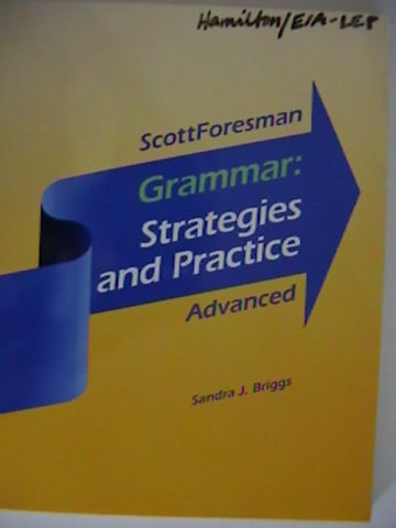 (image for) Grammar Advanced Strategies & Practice (P) by Sandra J Briggs