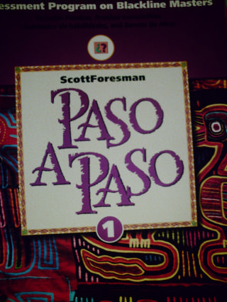 (image for) Paso A Paso 1 Assessment Program on Blackline Masters (P)