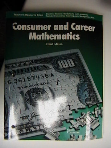 (image for) Consumer & Career Mathematics 3rd Edition TRB BLM (TE)(P)