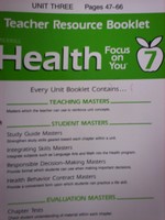 (image for) Health Focus on You 7 TRB Unit 3 (TE)(P) by Meeks & Heit