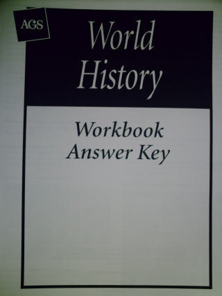 (image for) AGS World History Workbook Answer Key (P)