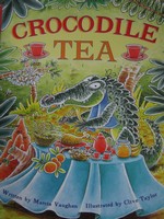 (image for) Crocodile Tea (P)(Big) by Marcia Vaughan - Click Image to Close