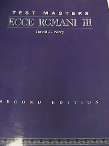 (image for) ECCE Romani 3 2nd Edition Test Masters with Answer Key (P)