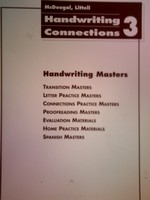 (image for) Handwriting Connections 3 Handwriting Masters (P)