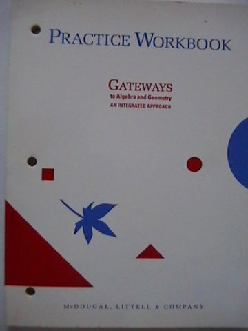 (image for) Gateways to Algebra & Geometry Practice Workbook (P)