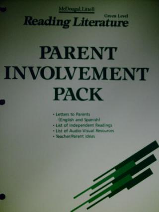 (image for) Reading Literature 8 Green Level Parent Involvement Pack (P)