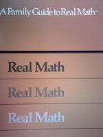 (image for) Real Math Family Guide (P) by Willoughby, Bereiter, Hilton,