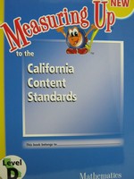 (image for) Measuring Up Mathematics Level D New Edition (CA)(P)