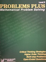 Problems Plus Mathematical Problem Solving Level D (P) (image for) Problems Plus Mathematical Problem Solving Level D (P)