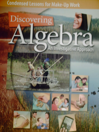 (image for) Discovering Algebra Condensed Lesson for Make-Up Work (P)