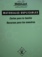 (image for) MathLand K Cartas para la Familia (P) by Charles, Brummett,