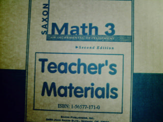 (image for) Saxon Math 3 2nd Edition Teacher's Materials (TE)(Box)