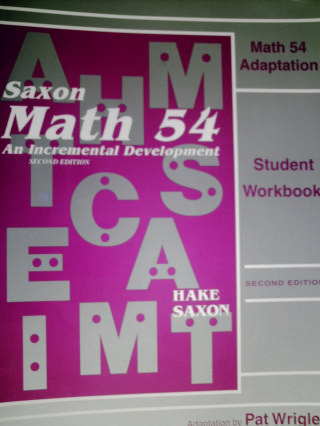 (image for) Saxon Math 54 2nd Edition Student Workbook Adaptation (P)