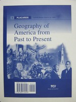 (image for) Geography of America from Past to Present Placards (Pk) by Bower