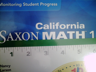 (image for) California Saxon Math 1 Monitoring Student Progress (Binder)