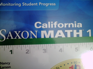 (image for) California Saxon Math 1 Monitoring Student Progress (Binder)
