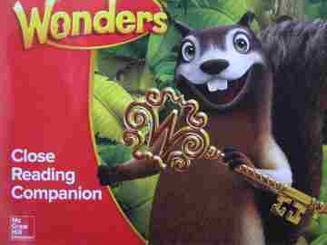 (image for) Wonders 1 Close Reading Companion (P)