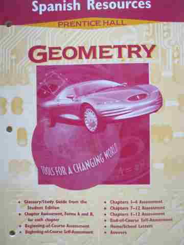 (image for) Geometry Tools for a Changing World Spanish Resources (P)