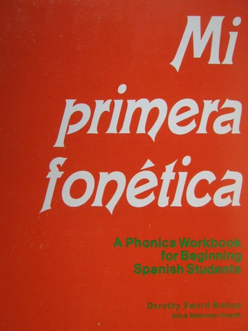 (image for) Mi primera fonetica (P) by Dorothy Bishop & Alice Kosnik