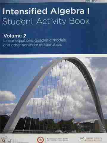 (image for) Intensified Algebra 1 Student Activity Book Volume 2 (P) by Briars, Cook,