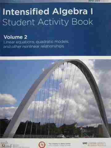 Intensified Algebra 1 Student Activity Book Volume 2 (P) (image for) Intensified Algebra 1 Student Activity Book Volume 2 (P)