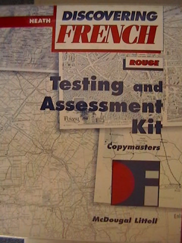 (image for) Discovering French Rouge Testing & Assessment Kit (Binder)